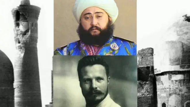 Бухоро давлати инқирози: Амир Олимхон қочган, Фрунзе шаҳарни вайрон қилган.