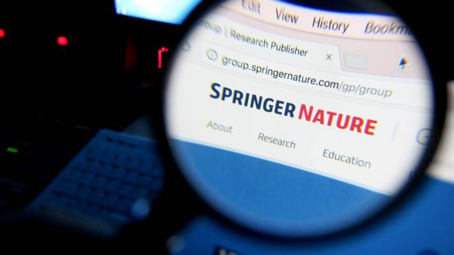 施普林格—自然集团官网（BBC中文网图片）