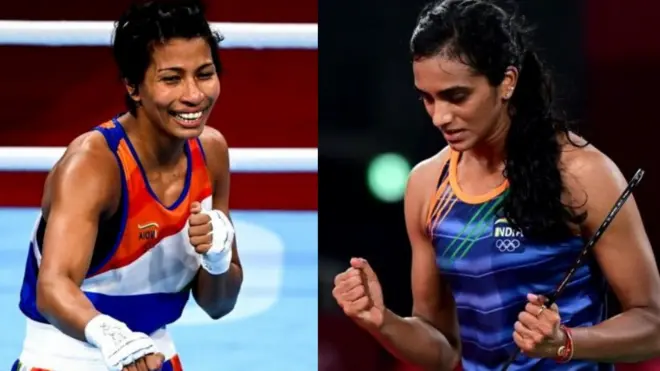 लवलीना बोरगोहाईं और पीवी सिंधु