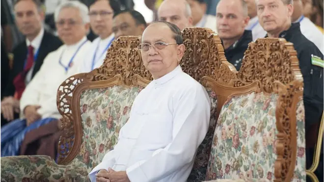 ရွေးကောက်ပွဲ နိုင်ရင်လည်း ဝမ်းမသာနဲ့ ရှုံးရင်လည်း စိတ်မပျက်နဲ့လို့ သမ္မတ ဟောင်း ဦးသိန်းစိန် ပြော