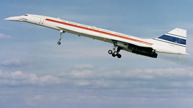 Свой первый полет Concorde выполнил с выпущенными шасси
