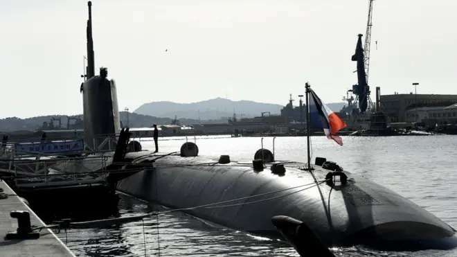 Hình tư liệu tàu ngầm Pháp tại Toulon