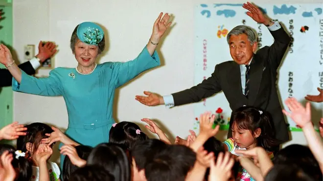 Emperor Akihito and Empress Michiko