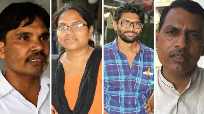 सूरजपाल राक्षस, शीतल साठे, जिग्नेश मेवाणी और भंवर मेघवंशी