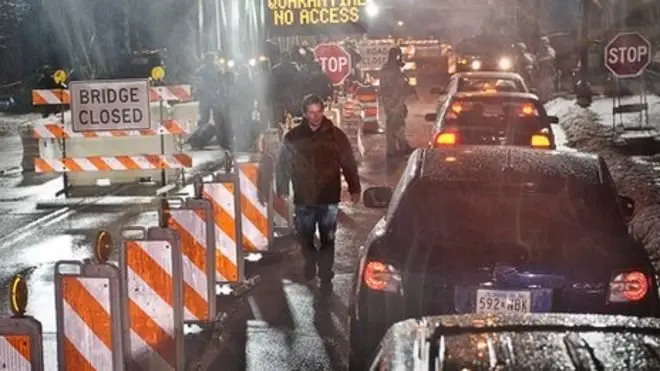 Contagion filminden bir kare