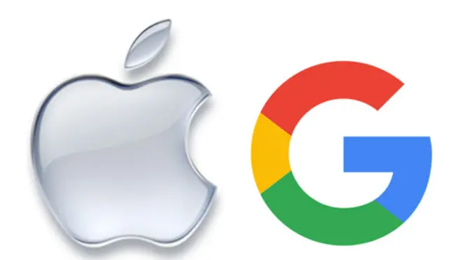 ایپل گوگل لوگو