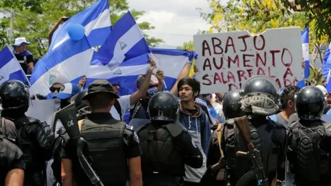 Según la CIDH, se registraron 76 muertos y 868 heridos en el marco de las protestas de Nicaragua.