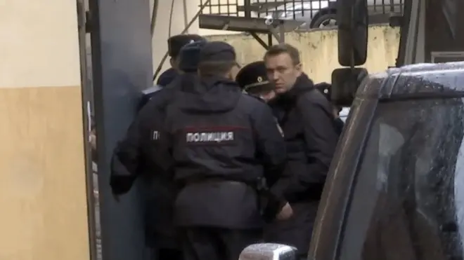 Олексій Навальний у Тверському суді Москви