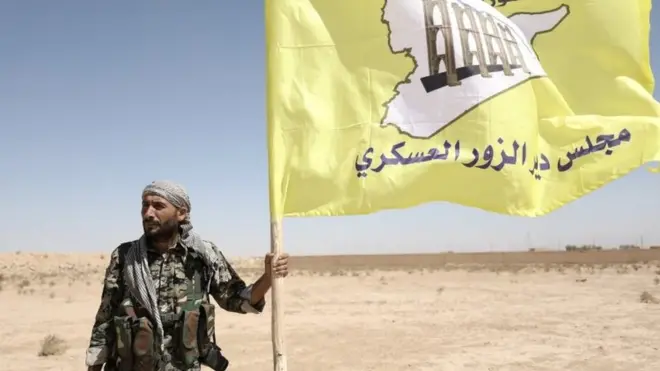 تقاتل القيادة العامة لمجلس دير الزور العسكري ضمن قوات سوريا الديمقراطية