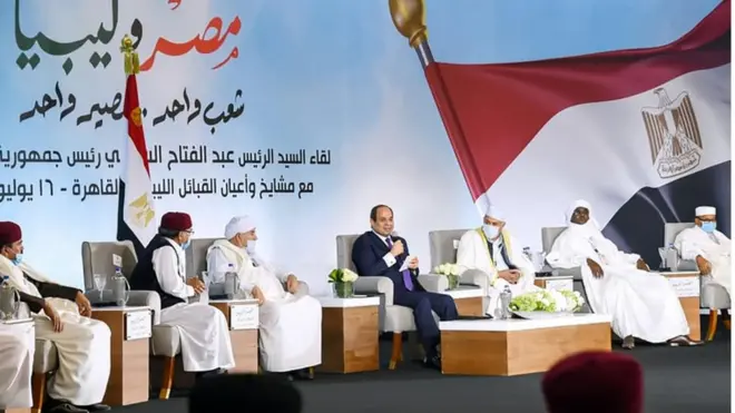 Sisi ve Libya aşiret liderleri
