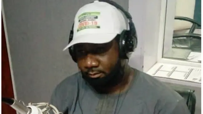 Comrade Ali Walih as e dey tok about dia efforts for radio programme for Kano. Credit Aminu Walih