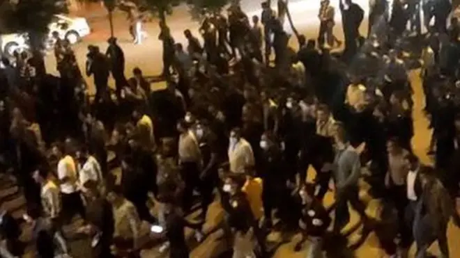 تصویری از اعتراضات در ایران