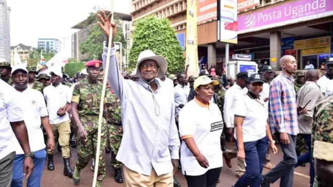 Yoweri Museveni yashitse ku butegetsi mu 1986 yirukanye Milton Obote