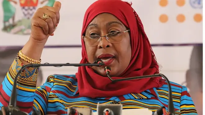 Rais Samia Suluhu wa Tanzania