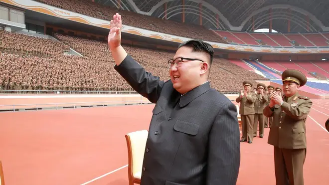 Kim Jong-un, menurut Duta Besar AS untuk PBB, Nikki Haley, berada dalam kondisi paranoia.