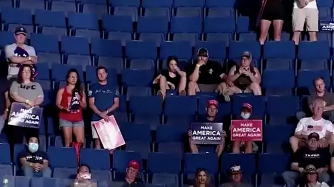 Предвыборный митинг Трампа.