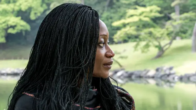 Hasfat Abiola-Costello na Ogbonge rights activist and presido of Women in Africa Initiative