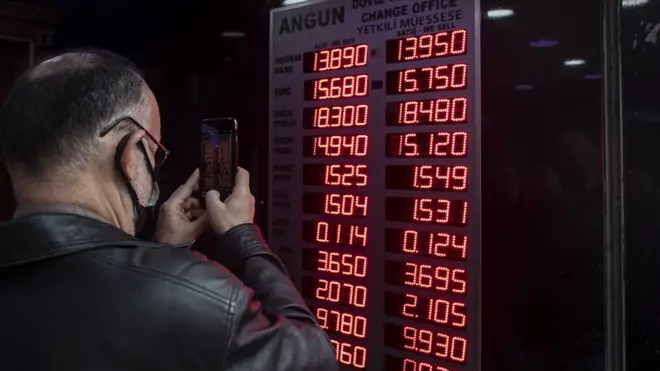 Турецкая лира в этом году стремительно обесценилась