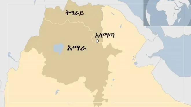 የአላማጣ ካርታ