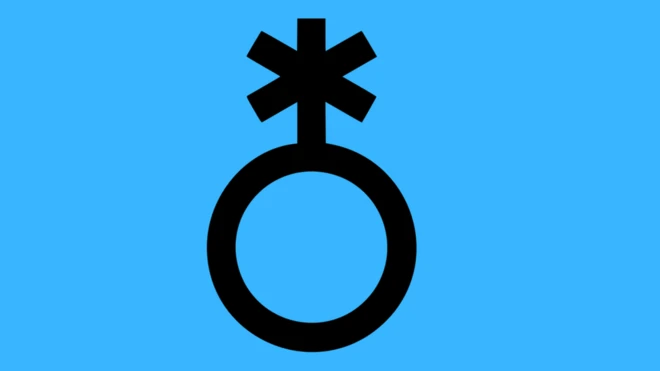 Symbol wey represent non-binary