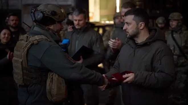 зеленський бахмут