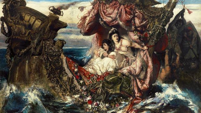 "El naufragio de Agrippina" de Gustave Wertheimer