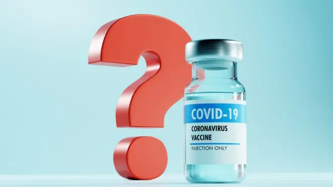 Dosis con signo de interrogación en rojo.