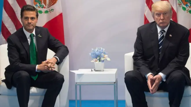 Según el gobierno mexicano, Trump y Peña Nieto no han conversado desde el encuentro en Alemania durante la cumbre del G20.