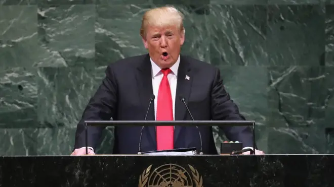 Donald Trump aludió a una doctrina del siglo XIX en su discurso ante la ONU.