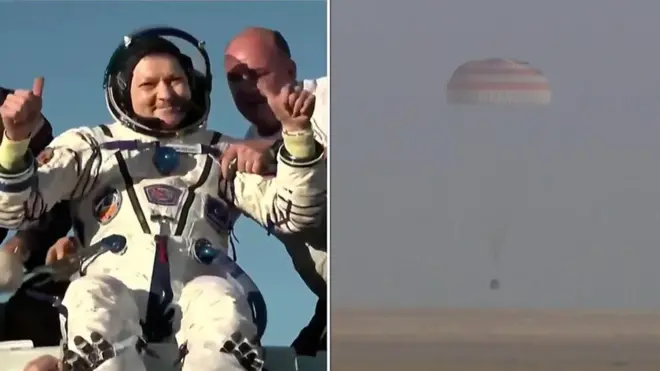 astronauti se vratli na zemlju u kapsuli sojuz ms-25