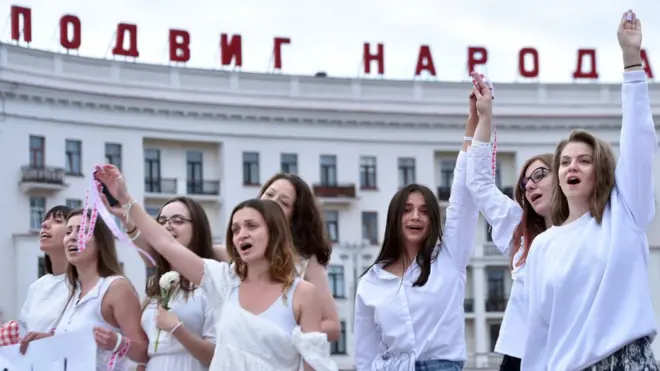 Протесты в Минске