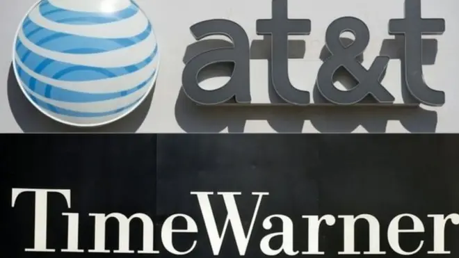 Логотипы AT&T и Time Warner