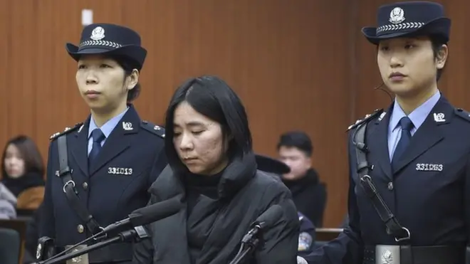 Former nanny Mo Huanjing started a fire that killed four members of a family