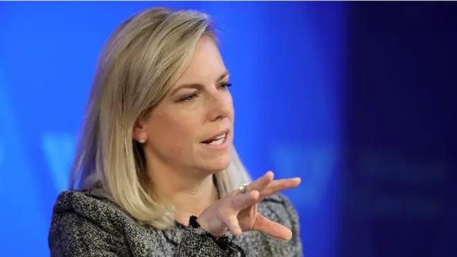 Xoghayaha amniga gudaha Maraykan Kirstjen Nielsen