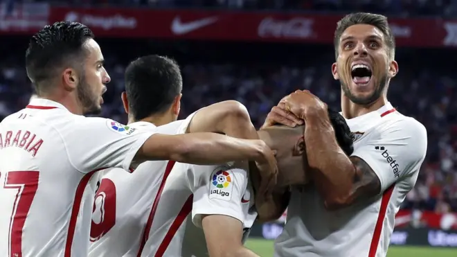 Sevilla celebrate