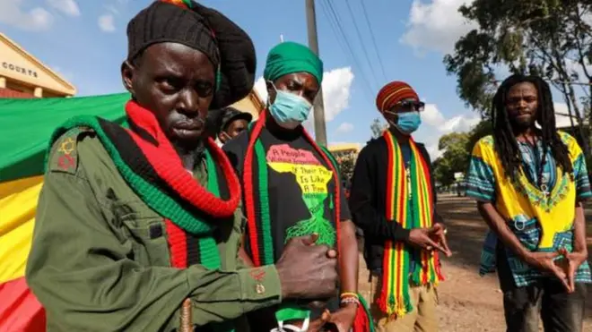 Aba rasta bari muri Rastafari Society of Kenya bavuga ko abarigize babaho mu bwoba