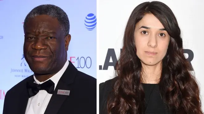 Denis Mukwege fi Nadia Murad