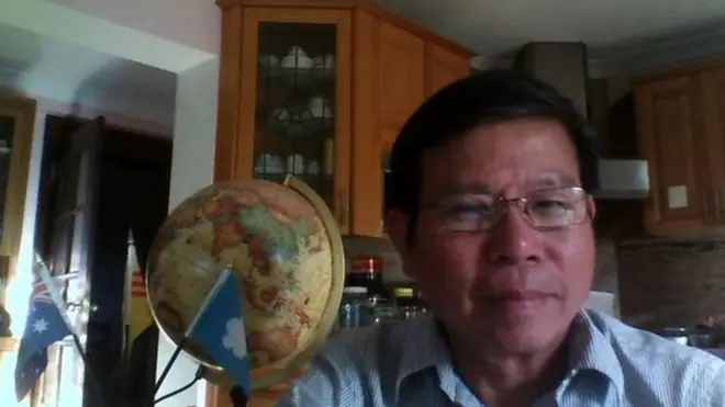 Châu Văn Khảm, 70 tuổi, bị bắt tại thành phố Hồ Chí Minh vào tháng 1/2019