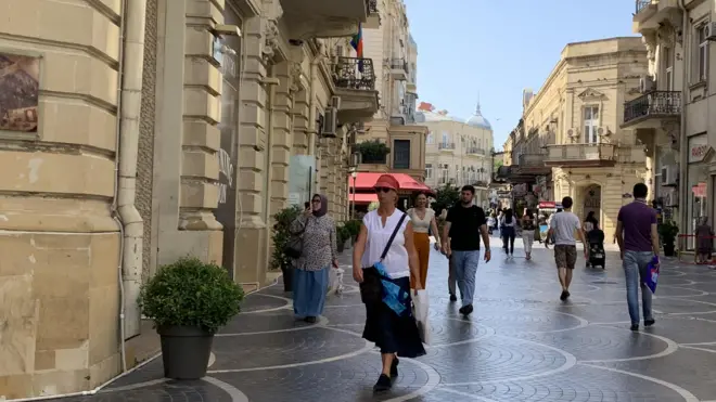 Bakı, yay, isti hava