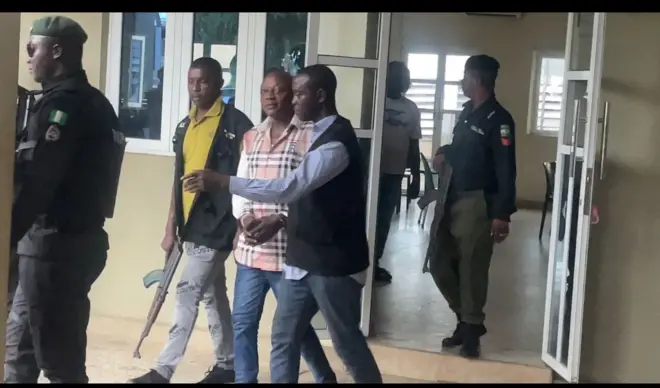 Aworan Mukiala Lamidi ni ahamọ ọlọpaa