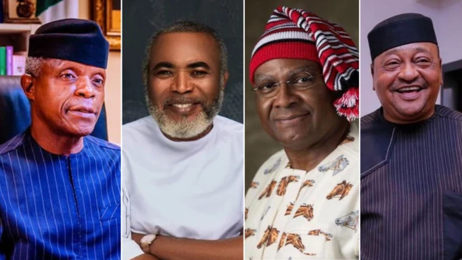 Di list of pipo wey make up di All Progressives Congress (APC) presidential campaign council dey attract plenty reaction