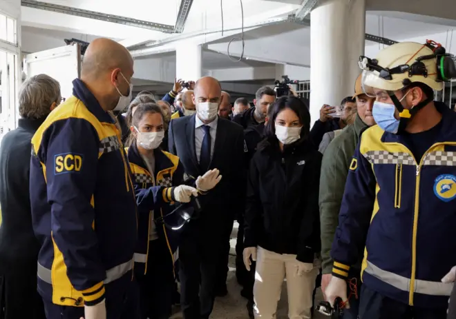 وزیران خارجه فرانسه و آلمان از زندان صیدنایا در سوریه دیدن کردند