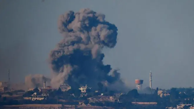 حمله هوایی نیروی هوایی اسرائیل به روستایی در جنوب بیروت