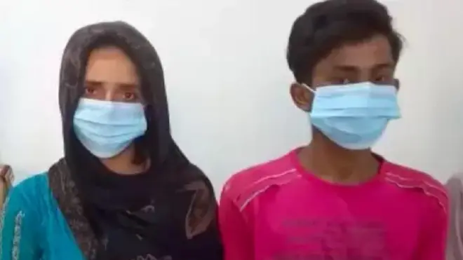 सीमा गुलाम हैदर र सचिन मीणा 