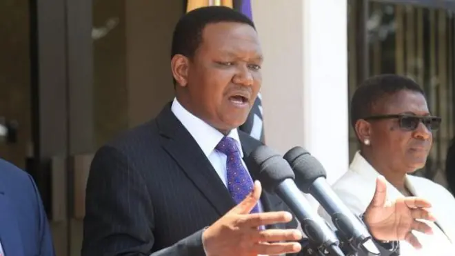 Wasiirka arrimaha didbadda iyo qubajoogta ee Kenya Dr Alfred Mutua