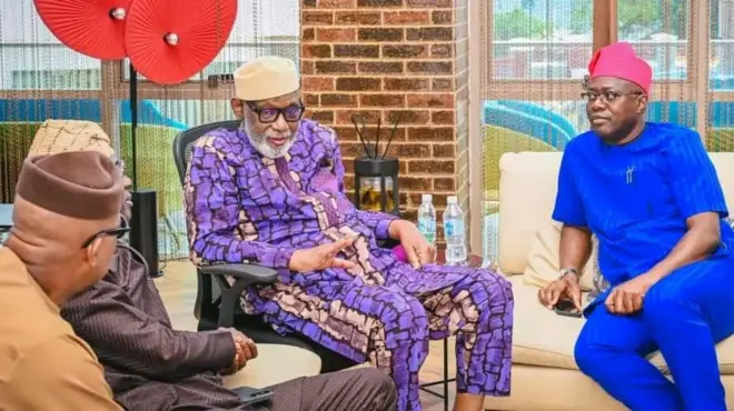 Aworan Rotimi Akeredolu atawọn gomina ilẹ Yoruba