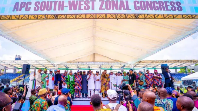 APC southwest zonal congress for Lagos Nigeria on Wednesday, 25 March 2026.
