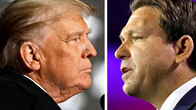 دیسانتیس و ترامپ