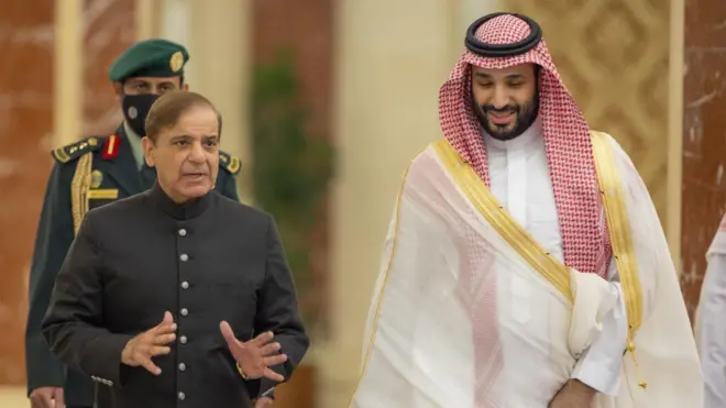 شہباز شریف اور محمد بن سلمان
