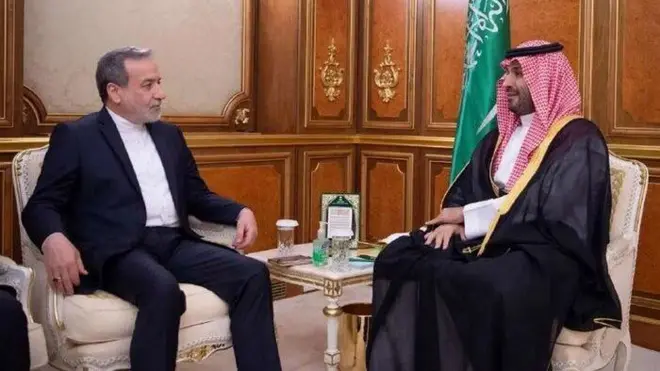 محمد بن سلمان و عباس عراقچی
